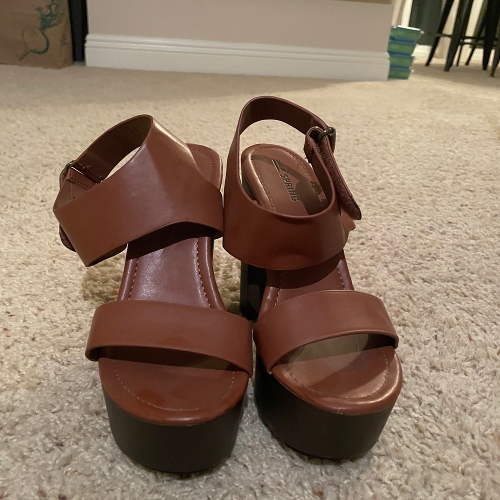 Call It Spring Chunky Heels - Picture 4 of 4
